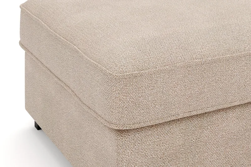 Rossita Fotpall i Tyg - Beige - Möbler - Vardagsrum - Stolar & sittmöbler - Pallar - Fotpall