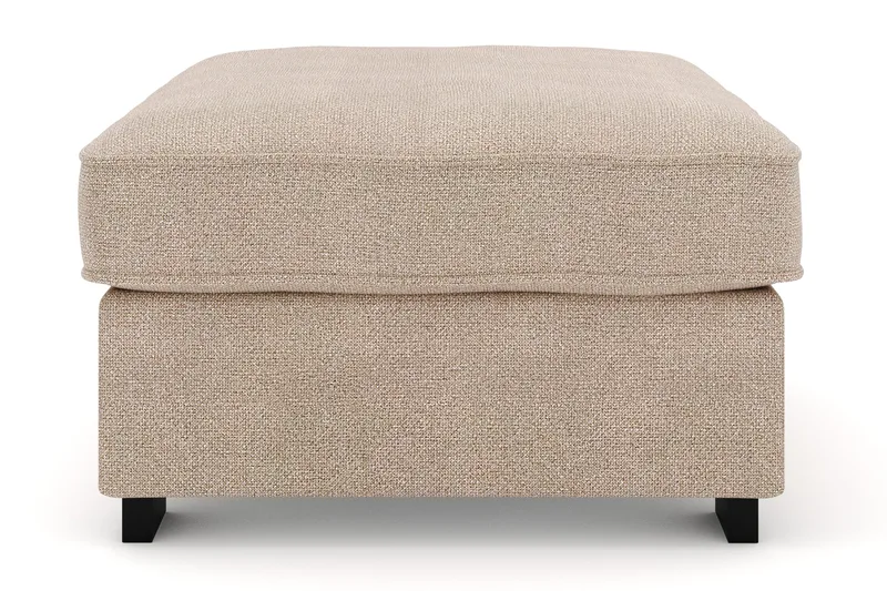 Rossita Fotpall i Tyg - Beige - Möbler - Vardagsrum - Stolar & sittmöbler - Pallar - Fotpall