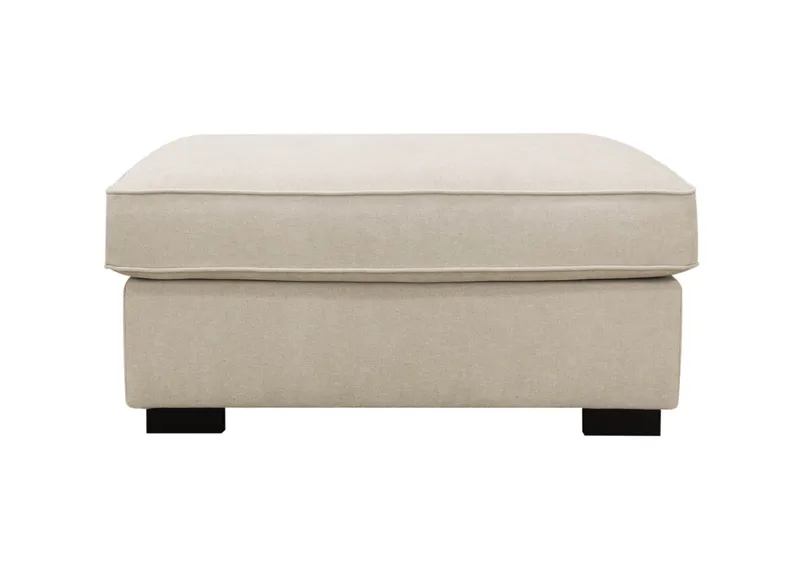 Rossita Fotpall i tyg - Beige - Möbler - Vardagsrum - Stolar & sittmöbler - Pallar - Fotpall