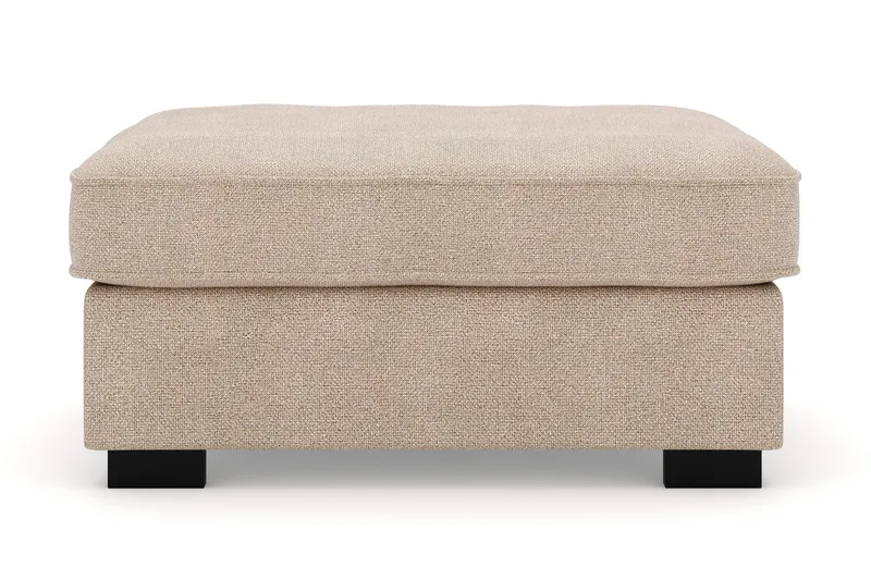 Rossita Fotpall i Tyg - Beige - Möbler - Vardagsrum - Stolar & sittmöbler - Pallar - Fotpall