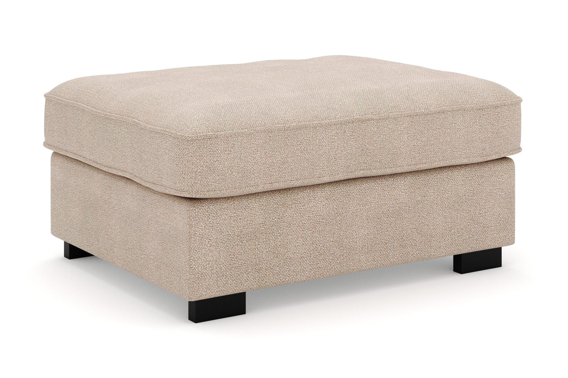 Rossita Fotpall i Tyg - Beige