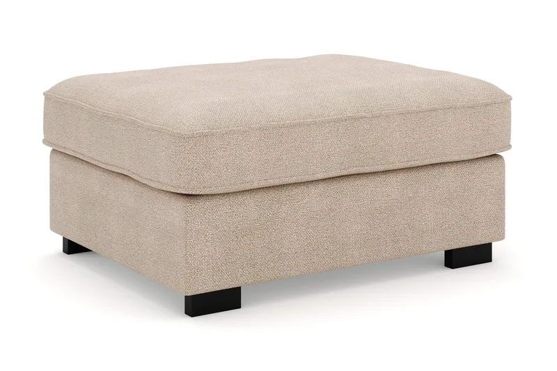 Rossita Fotpall i Tyg, Beige