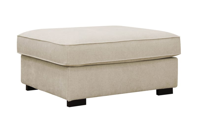 Rossita Fotpall i tyg, Beige