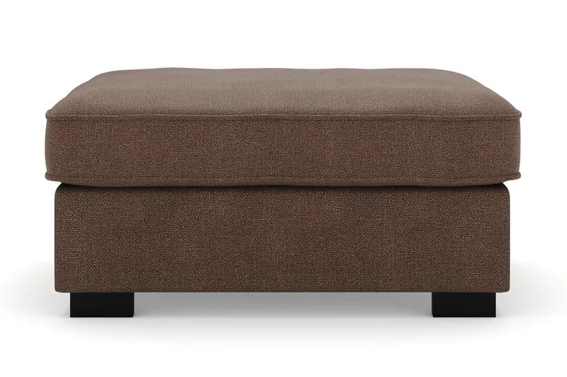 Rossita Fotpall i Tyg - Brun - Möbler - Vardagsrum - Stolar & sittmöbler - Pallar - Fotpall