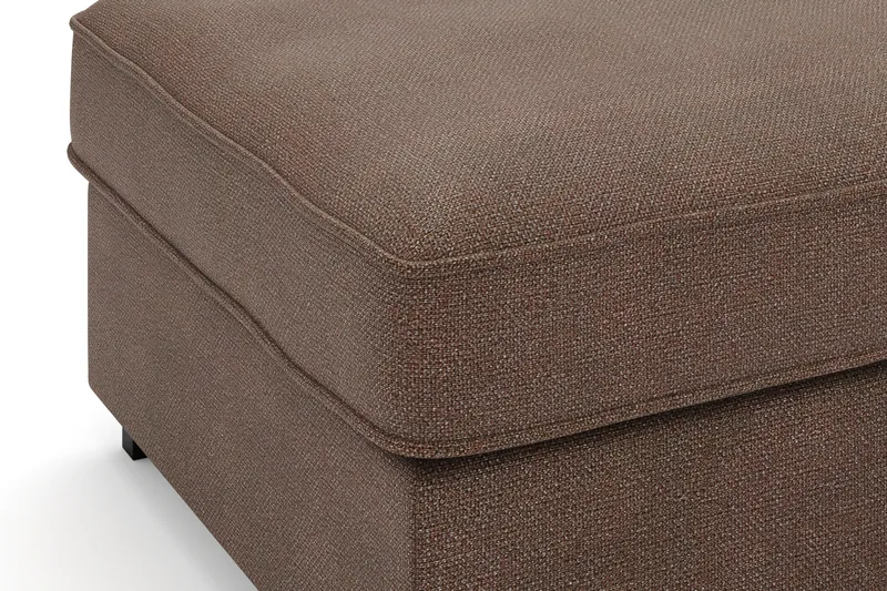 Rossita Fotpall i Tyg - Brun - Möbler - Vardagsrum - Stolar & sittmöbler - Pallar - Fotpall