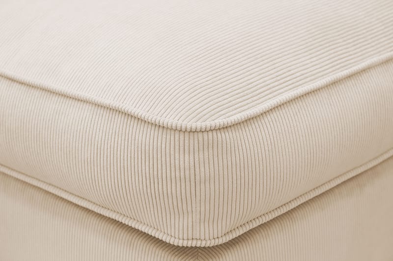 Rossita lyx Fotpall - Beige Manchester - Möbler - Vardagsrum - Stolar & sittmöbler - Pallar - Fotpall