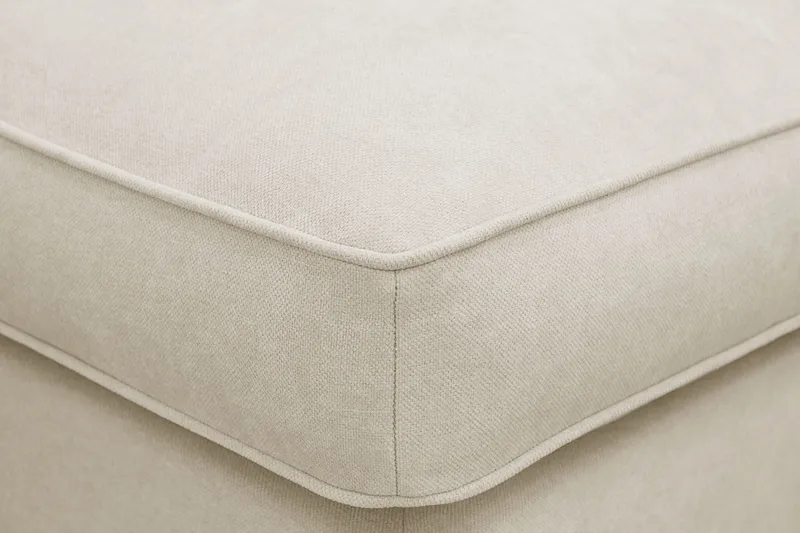 Rossita lyx Fotpall - Beige Tyg - Möbler - Vardagsrum - Stolar & sittmöbler - Pallar - Fotpall