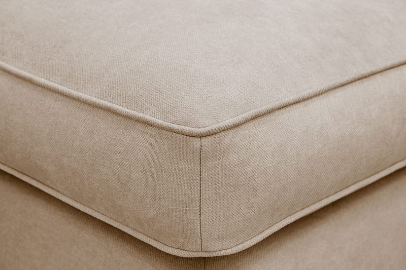 Rossita lyx Fotpall - Beige Tyg - Möbler - Vardagsrum - Stolar & sittmöbler - Pallar - Fotpall