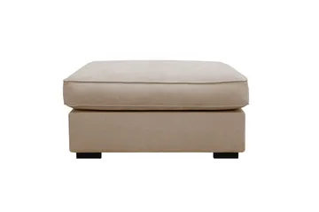 Rossita lyx Fotpall - Beige Tyg - Möbler - Vardagsrum - Stolar & sittmöbler - Pallar - Fotpall