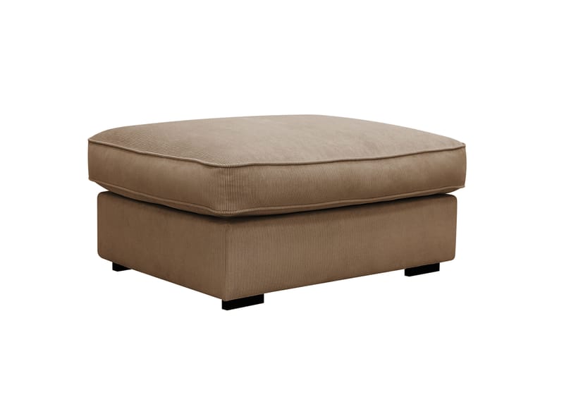 Rossita lyx Fotpall - Brun Manchester - Möbler - Vardagsrum - Stolar & sittmöbler - Pallar - Fotpall