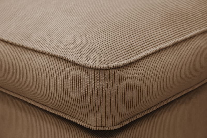 Rossita lyx Fotpall - Brun Manchester - Möbler - Vardagsrum - Stolar & sittmöbler - Pallar - Fotpall