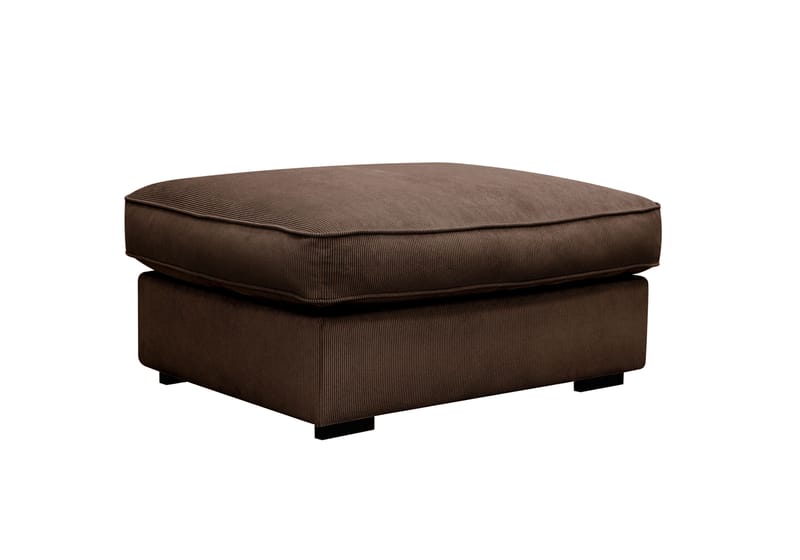 Rossita lyx Fotpall - Brun Manchester - Möbler - Vardagsrum - Stolar & sittmöbler - Pallar - Fotpall