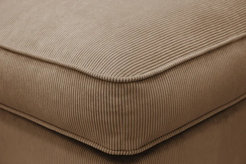 Rossita lyx Fotpall - Brun Manchester - Möbler - Vardagsrum - Stolar & sittmöbler - Pallar - Fotpall