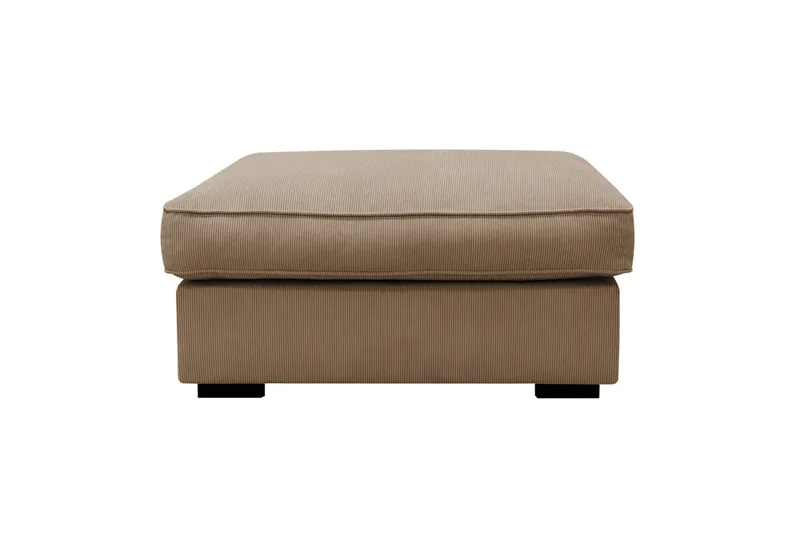 Rossita lyx Fotpall - Brun Manchester - Möbler - Vardagsrum - Stolar & sittmöbler - Pallar - Fotpall