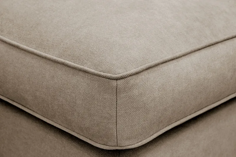 Rossita lyx Fotpall - Brun Tyg - Möbler - Vardagsrum - Stolar & sittmöbler - Pallar - Fotpall