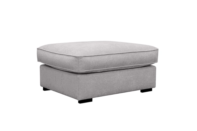 Rossita lyx Fotpall, Grå Chenille