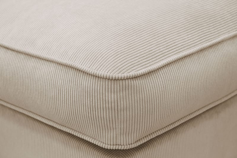 Rossita lyx Fotpall - Greige Manchester - Möbler - Vardagsrum - Stolar & sittmöbler - Pallar - Fotpall