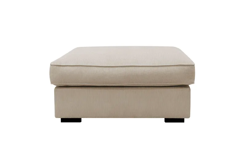 Rossita lyx Fotpall - Greige Manchester - Möbler - Vardagsrum - Stolar & sittmöbler - Pallar - Fotpall
