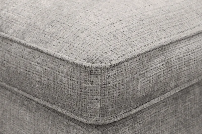 Rossita lyx Fotpall - Ljusgrå Chenille - Möbler - Vardagsrum - Stolar & sittmöbler - Pallar - Fotpall