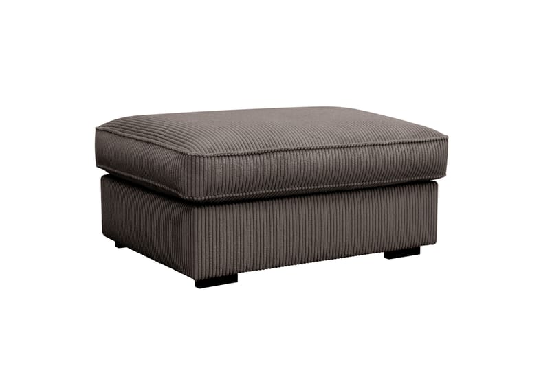 Rossita lyx Fotpall - Mörkgrå Manchester - Möbler - Vardagsrum - Stolar & sittmöbler - Pallar - Fotpall