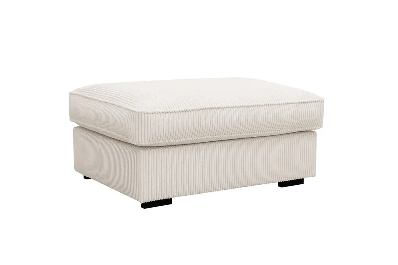 Rossita lyx Fotpall - Offwhite Manchester - Möbler - Vardagsrum - Stolar & sittmöbler - Pallar - Fotpall