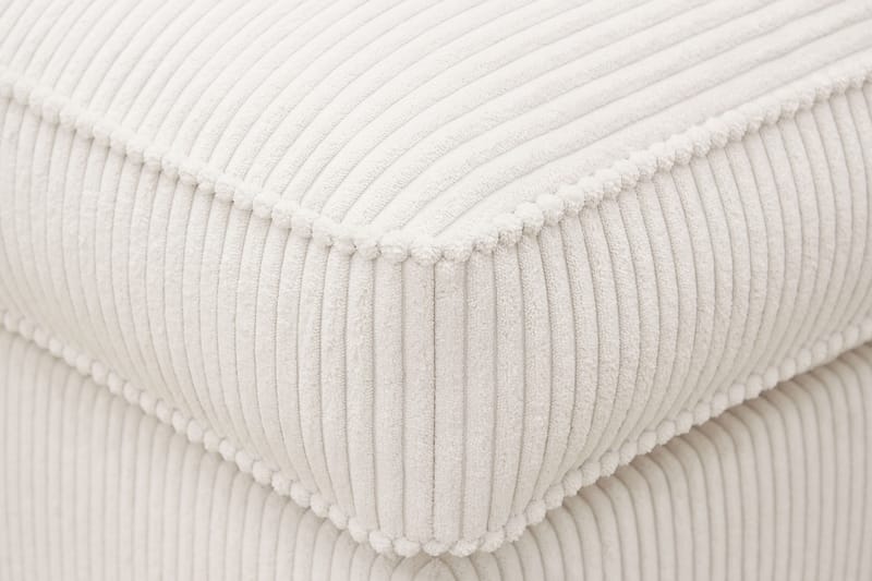 Rossita lyx Fotpall - Offwhite Manchester - Möbler - Vardagsrum - Stolar & sittmöbler - Pallar - Fotpall