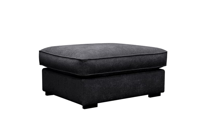 Rossita lyx Fotpall - Svart Chenille - Möbler - Vardagsrum - Stolar & sittmöbler - Pallar - Fotpall