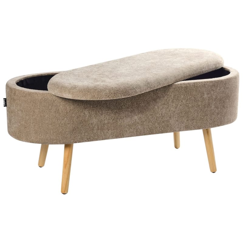 Sängbänk Oklahoma - Brunt, ljust trä - Möbler - Tillbehör & accessoarer - Sängtillbehör - Sängben