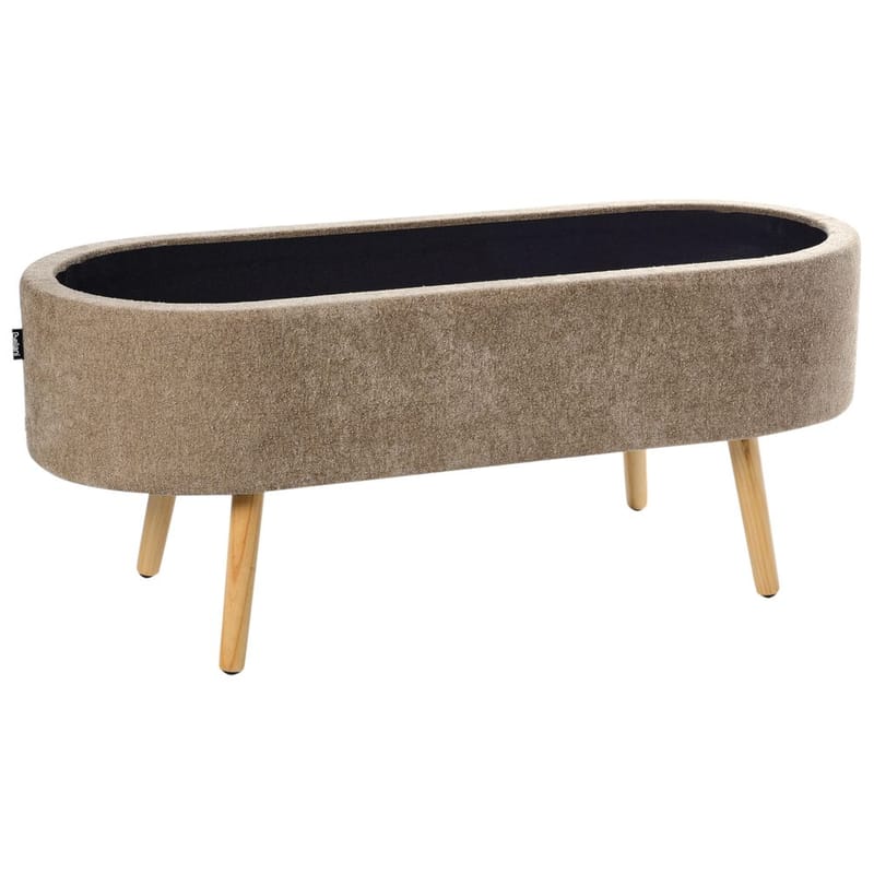 Sängbänk Oklahoma - Brunt, ljust trä - Möbler - Tillbehör & accessoarer - Sängtillbehör - Sängben