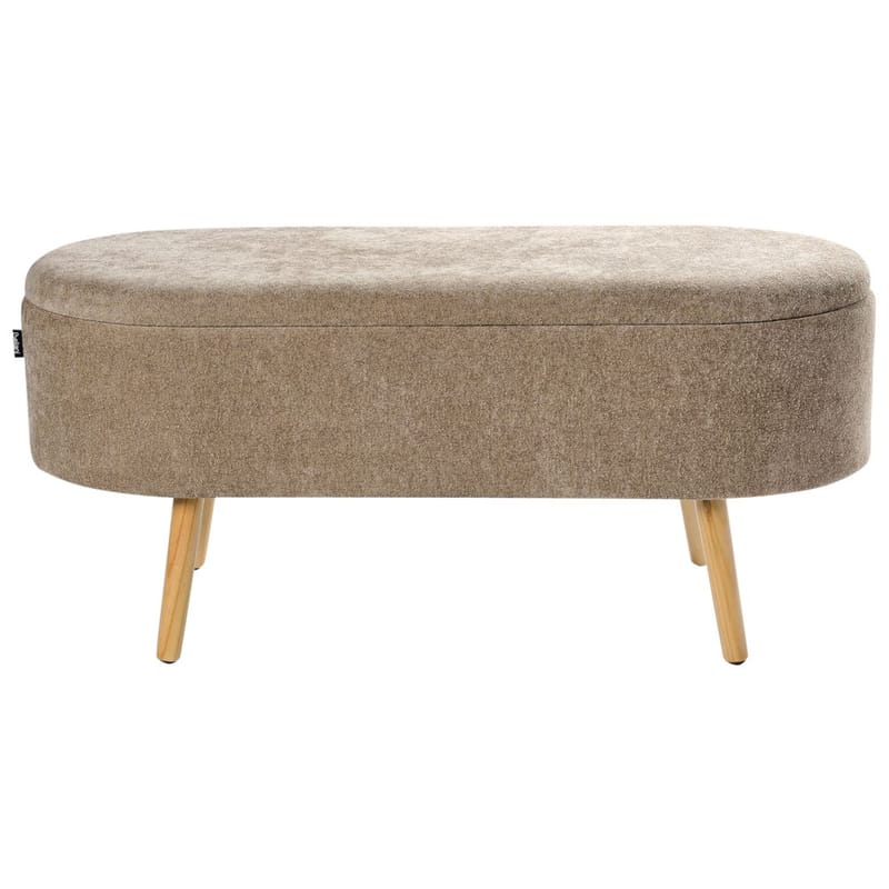 Sängbänk Oklahoma - Brunt, ljust trä - Möbler - Tillbehör & accessoarer - Sängtillbehör - Sängben