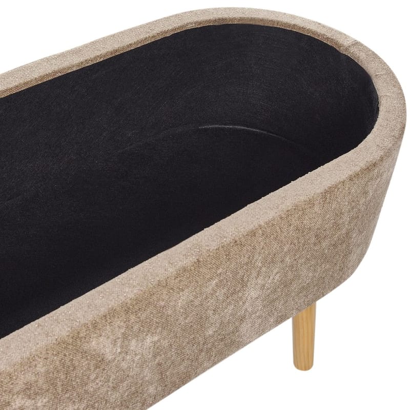 Sängbänk Oklahoma - Brunt, ljust trä - Möbler - Tillbehör & accessoarer - Sängtillbehör - Sängben