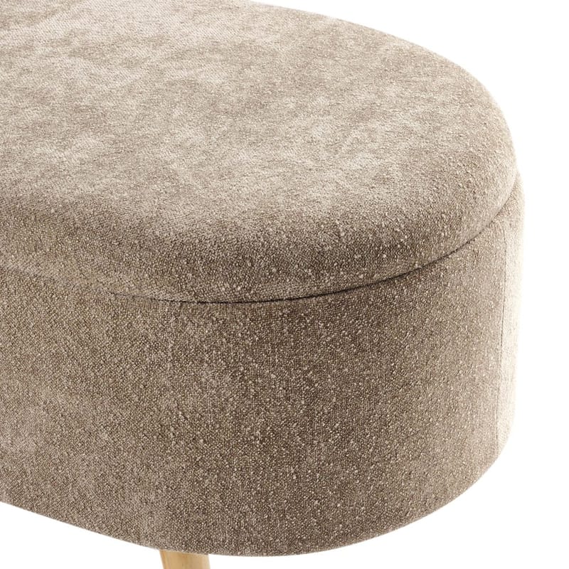 Sängbänk Oklahoma - Brunt, ljust trä - Möbler - Tillbehör & accessoarer - Sängtillbehör - Sängben