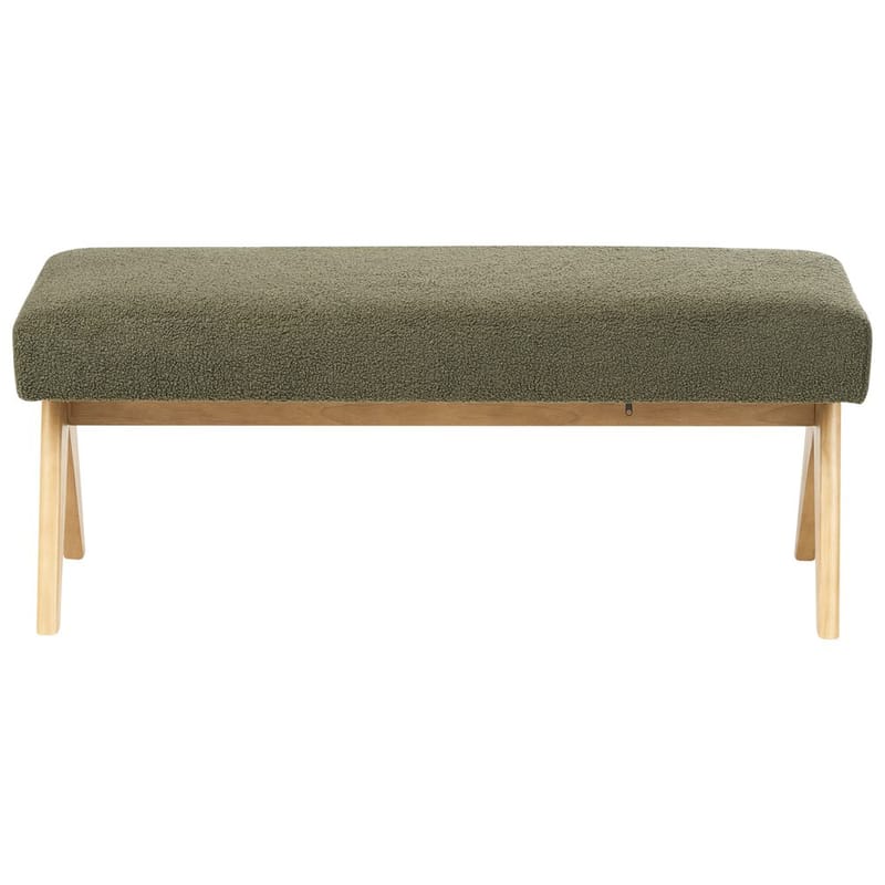 Sängbänk Tamre - Grönt, ljust trä - Möbler - Vardagsrum - Stolar & sittmöbler - Pallar - Fotpall