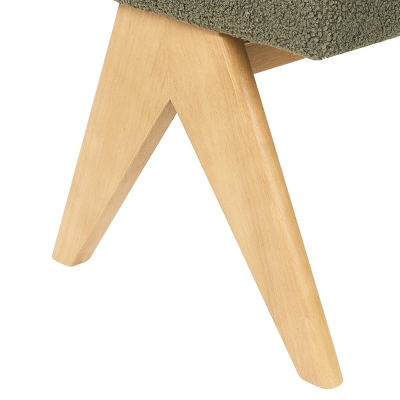 Sängbänk Tamre - Grönt, ljust trä - Möbler - Vardagsrum - Stolar & sittmöbler - Pallar - Fotpall