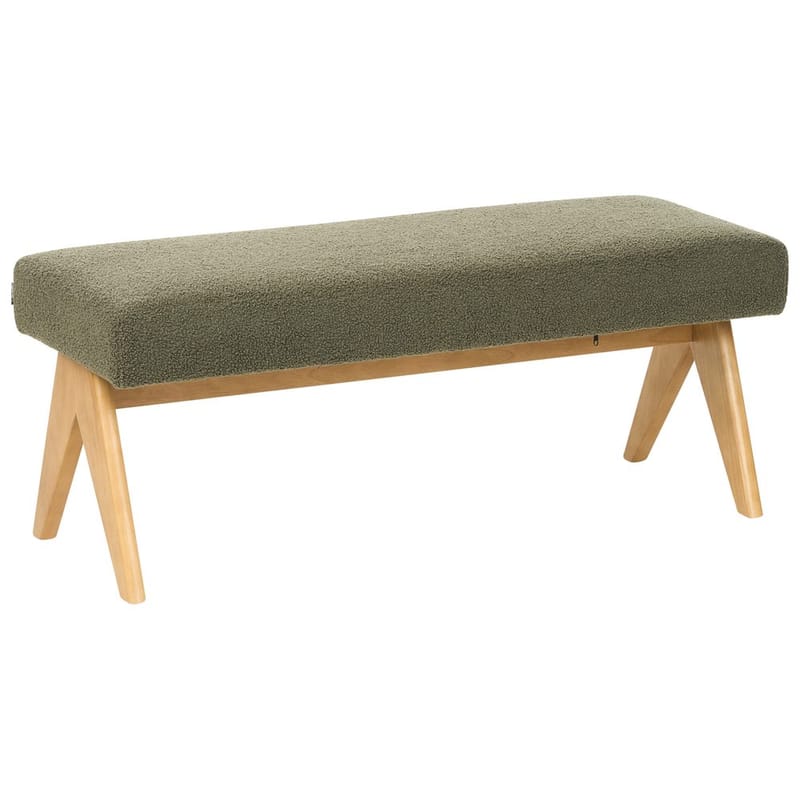 Sängbänk Tamre - Grönt, ljust trä - Möbler - Vardagsrum - Stolar & sittmöbler - Pallar - Fotpall