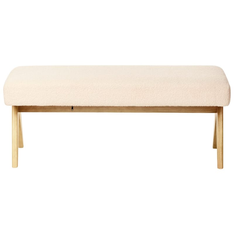Sängbänk Tamre - Vit, ljust trä - Möbler - Vardagsrum - Stolar & sittmöbler - Pallar - Fotpall