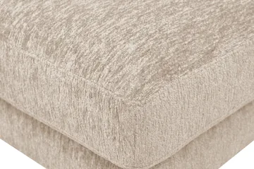 Scandi Fotpall i Chenille - Beige - Möbler - Vardagsrum - Stolar & sittmöbler - Pallar - Fotpall