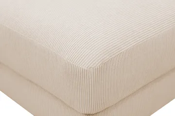 Scandi Fotpall i Manchester - Beige - Möbler - Vardagsrum - Stolar & sittmöbler - Pallar - Fotpall