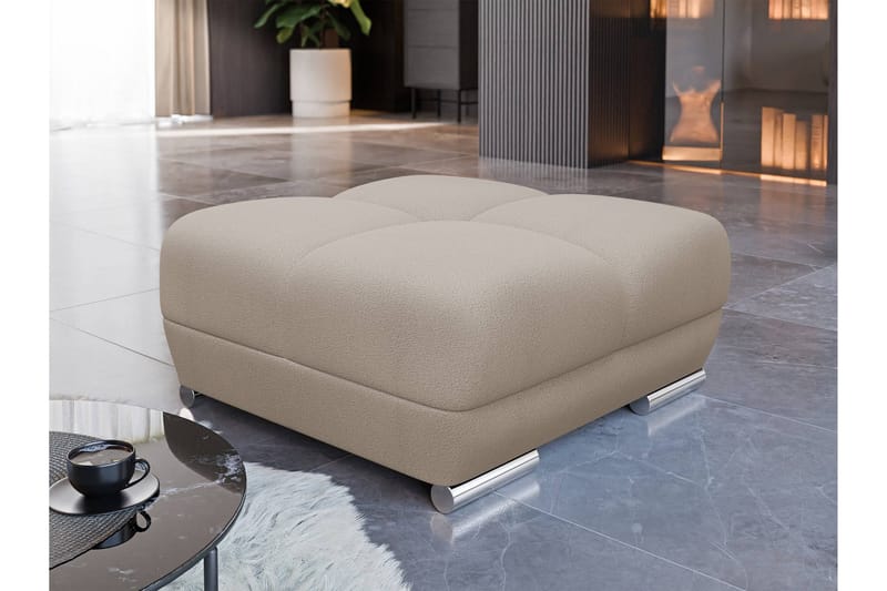 Simerly Fotpall 90 cm - Beige - Möbler - Vardagsrum - Stolar & sittmöbler - Pallar - Fotpall