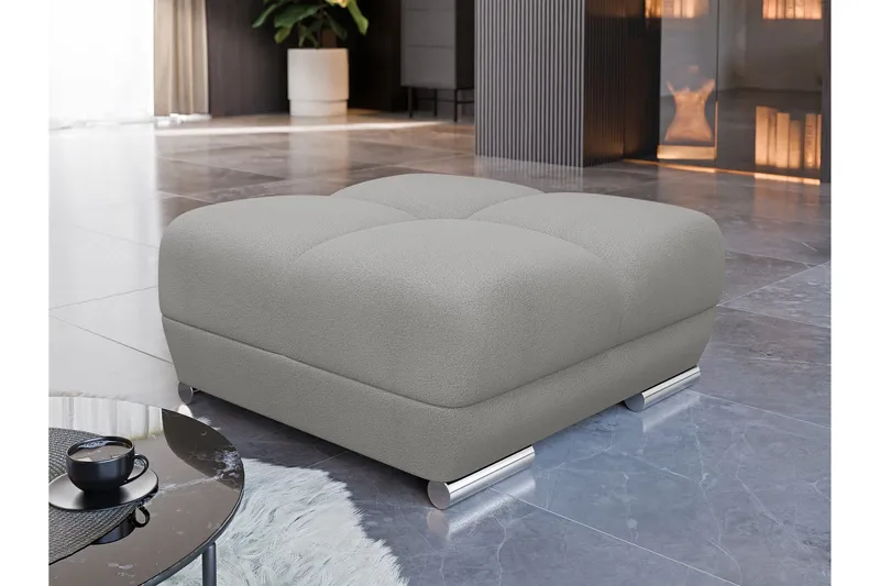 Simerly Fotpall 90 cm - Grå - Möbler - Vardagsrum - Stolar & sittmöbler - Pallar - Fotpall