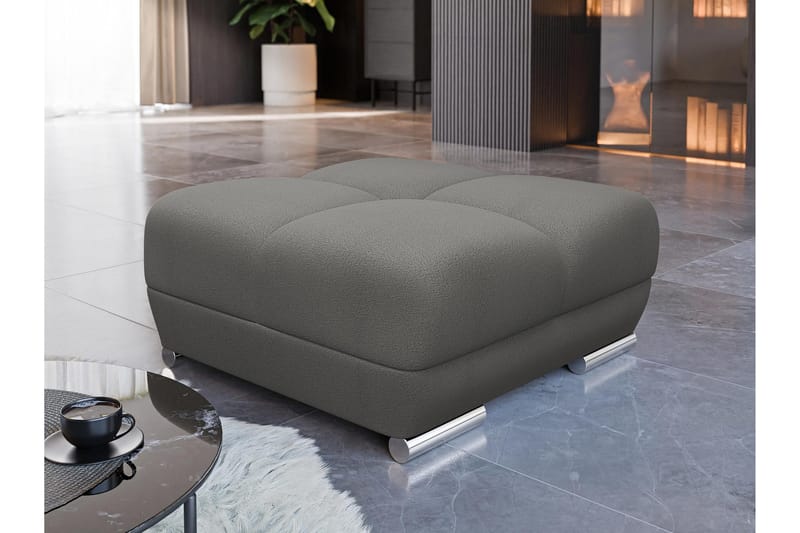 Simerly Fotpall 90 cm - Mörkgrå - Möbler - Vardagsrum - Stolar & sittmöbler - Pallar - Fotpall