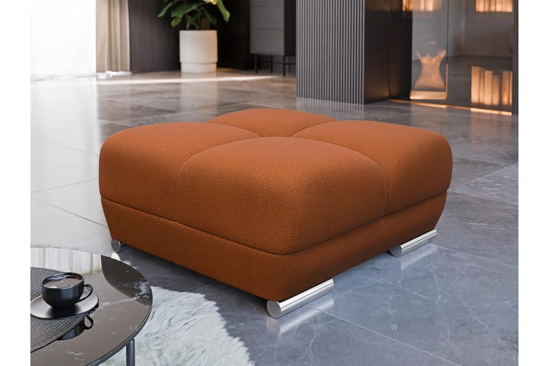 Simerly Fotpall 90 cm - Orange - Möbler - Vardagsrum - Stolar & sittmöbler - Pallar - Fotpall