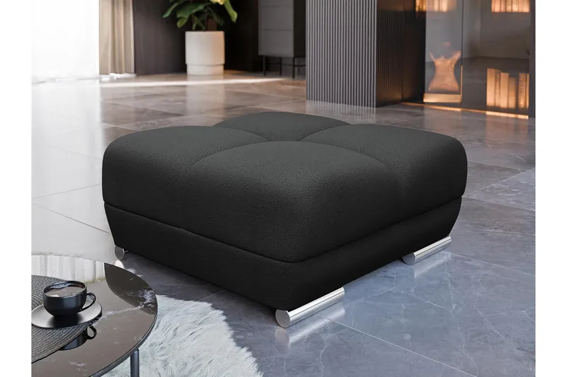 Simerly Fotpall 90 cm - Svart - Möbler - Vardagsrum - Stolar & sittmöbler - Pallar - Fotpall