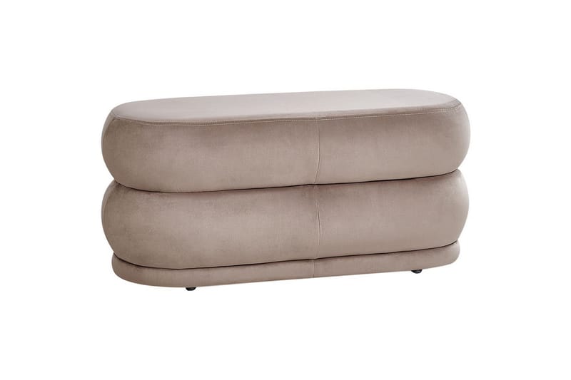 Sittbänk Ellendale Beige - Beige - Möbler - Vardagsrum - Stolar & sittmöbler - Pallar - Fotpall