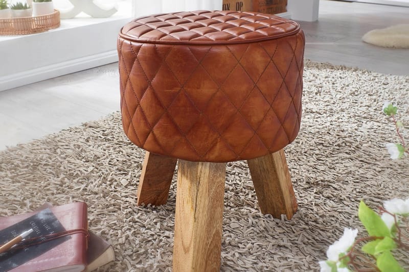 Soans Sittpall - Brun - Möbler - Vardagsrum - Stolar & sittmöbler - Pallar