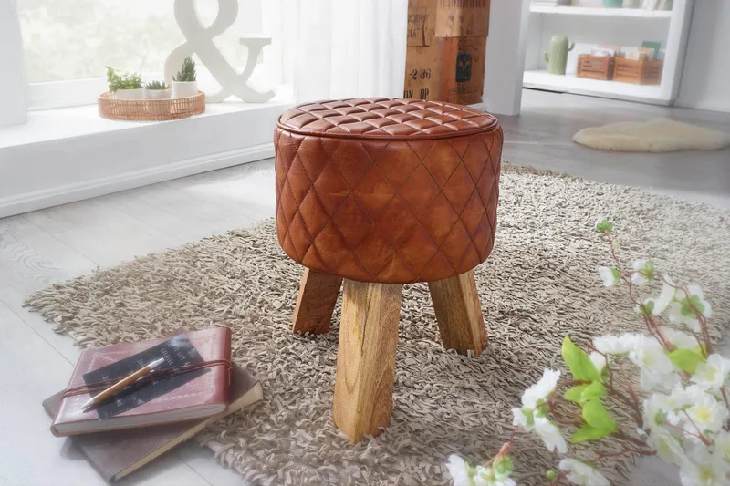 Soans Sittpall - Brun - Möbler - Vardagsrum - Stolar & sittmöbler - Pallar