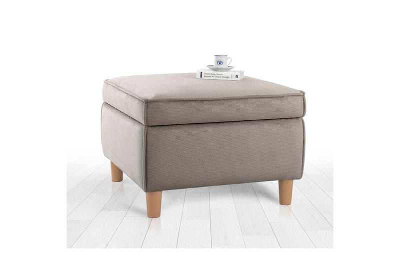 Sufian Fotpall 63 cm - Brun - Möbler - Vardagsrum - Stolar & sittmöbler - Pallar - Fotpall