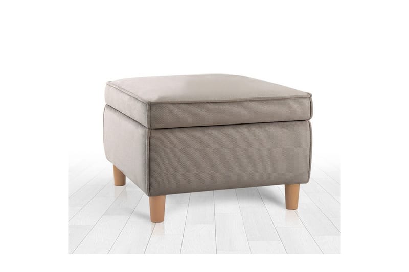 Sufian Fotpall 63 cm - Brun - Möbler - Vardagsrum - Stolar & sittmöbler - Pallar - Fotpall