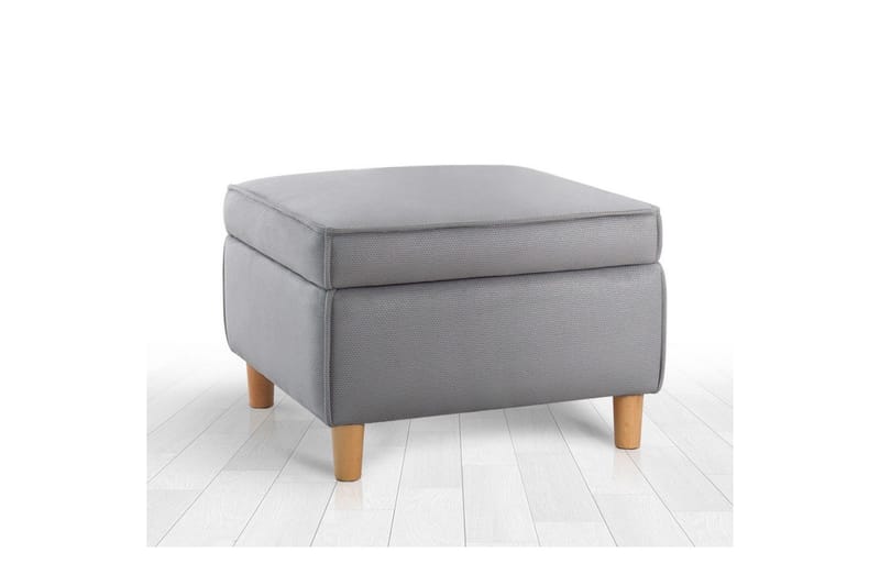 Sufian Fotpall 63 cm - Grå - Möbler - Vardagsrum - Stolar & sittmöbler - Pallar - Fotpall