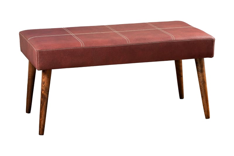SYNYAK Sittpall Röd/Natur - Möbler - Vardagsrum - Stolar & sittmöbler - Pallar
